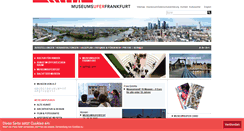 Desktop Screenshot of museumsufer.de